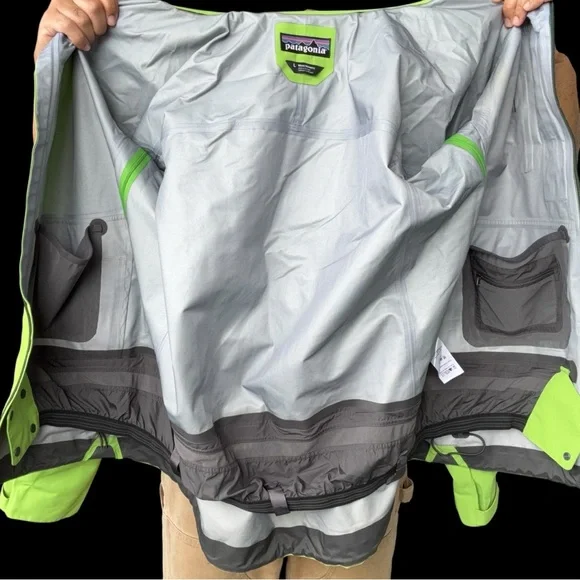 Patagonia Calcite Rain Jacket Goretex Waterproof Men’s Large - Picture 8 of 11